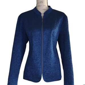 Silk Embroidered Jacket By Amber Sun.